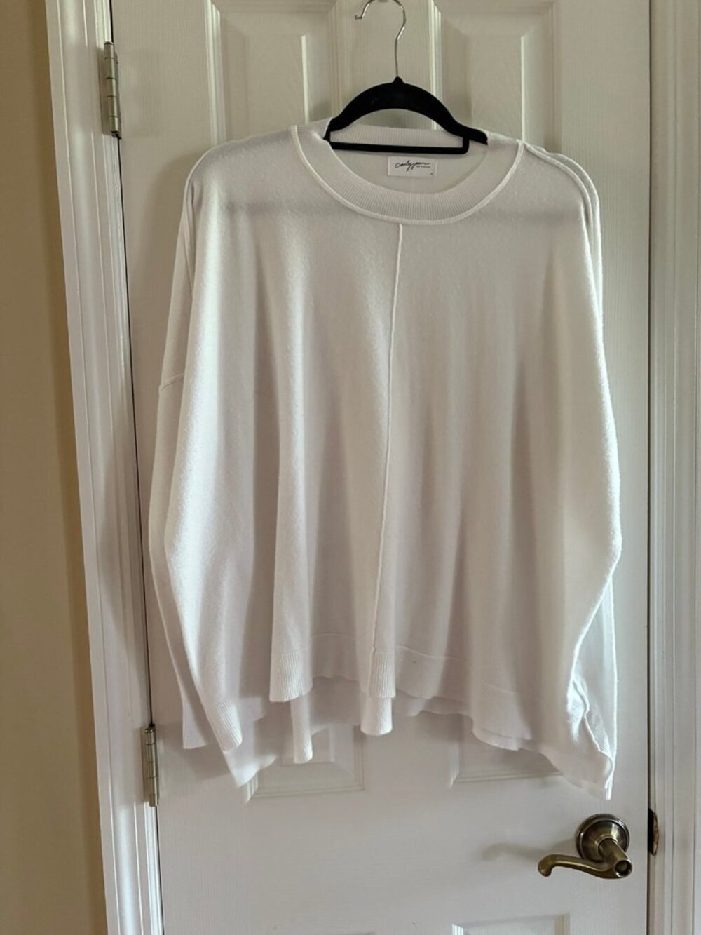Carly Jean Los Angeles CJLA Lightweight Sweater White